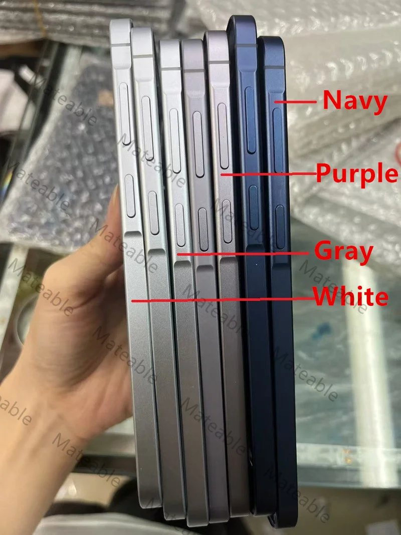 A576 For Samsung Galaxy A57 5G Middle Frame Housing Board LCD Faceplate Bezel Replace Repair Parts + Side Buttons