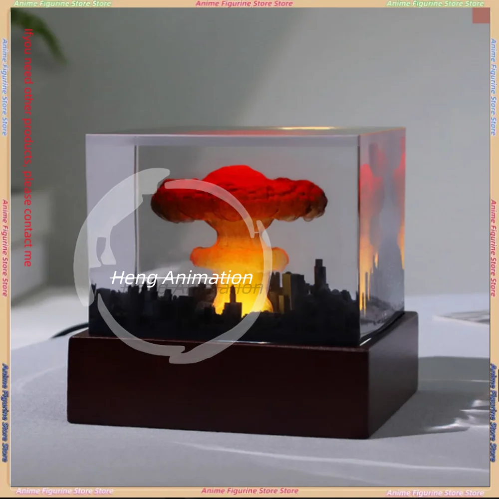 

Hiroshima Mon Amour Mushroom Cloud Night Light, Room Decoration, Game Desktop Ornament, Luminous Ambient Light
