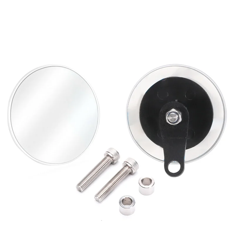 

Motorcycle Rimless Mini Rearview Mirror For Yamaha MT-07 MT-09 Tracer XSR700 XSR900 Modified Wide Angle Round Mirror