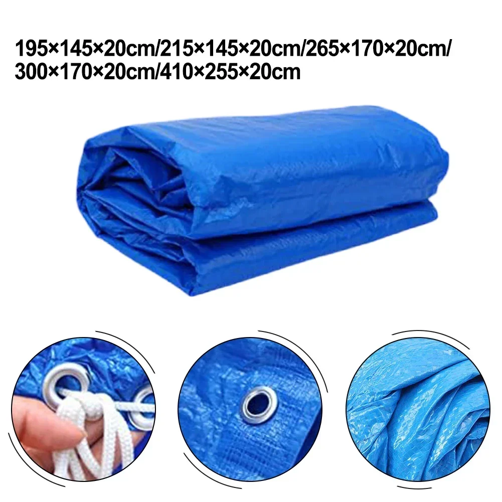 

Rectangular Swimming Pool Cover Frame Protective Tarpaulin Windproof Rainproof For Indoor Outdoor Frame Pool Accessories