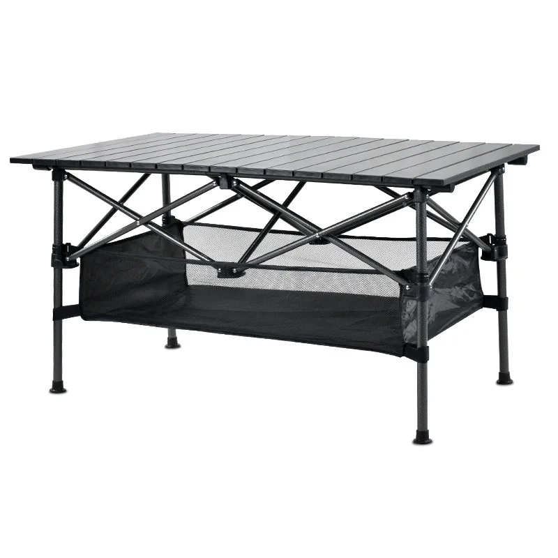

Portable Outdoor Folding Egg Roll Table Picnic Camping Equipment for Car Convenient Foldable Design for Picnics