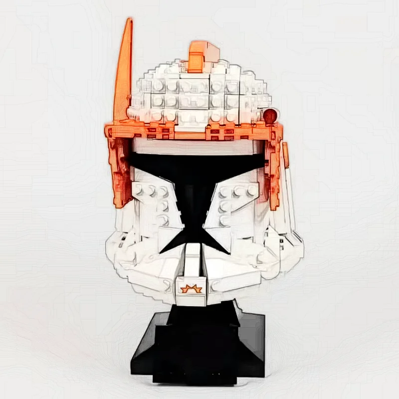 2026 جديد 766 قطعة استنساخ قائد سمك القد خوذة اللبنات ستار معركة التجمع نموذج ألعاب الطوب الاطفال عيد الميلاد هدية عيد ميلاد #3