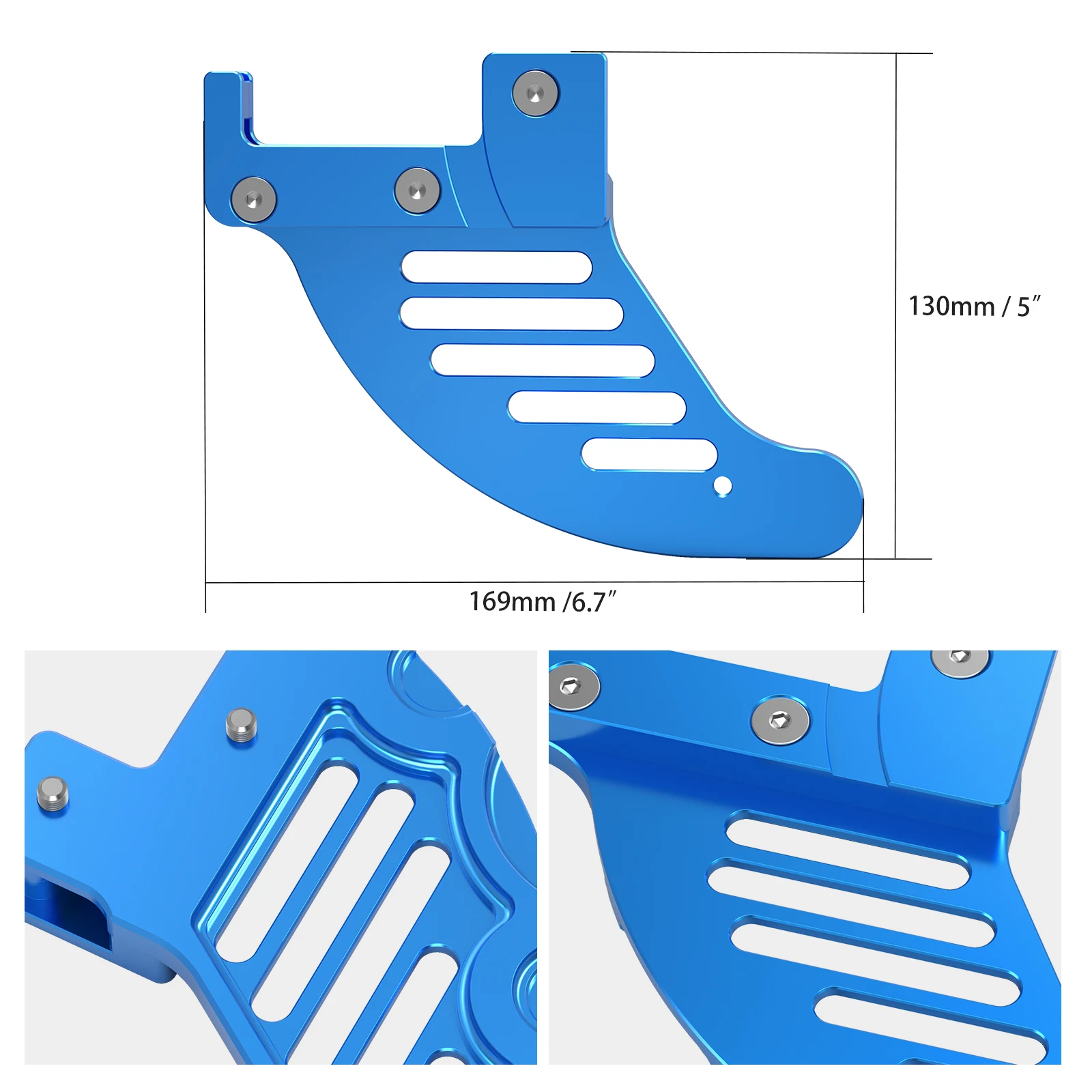 For Husqvarna TE 300 TE 250 FE 250 FE 350 FE 450 FE 501 2014-2017 Motorcycle Rear Brake Disc Guard For KTM EXC 300 TPI SXF 450