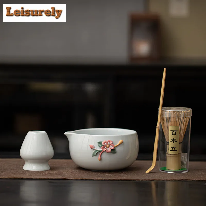 

Набор из восьми предметов «Щить цветок матча», чай династии Сун, сто игровых церемоний, керамическая чаша ручной работы, аксессуары для венчика, оборудование