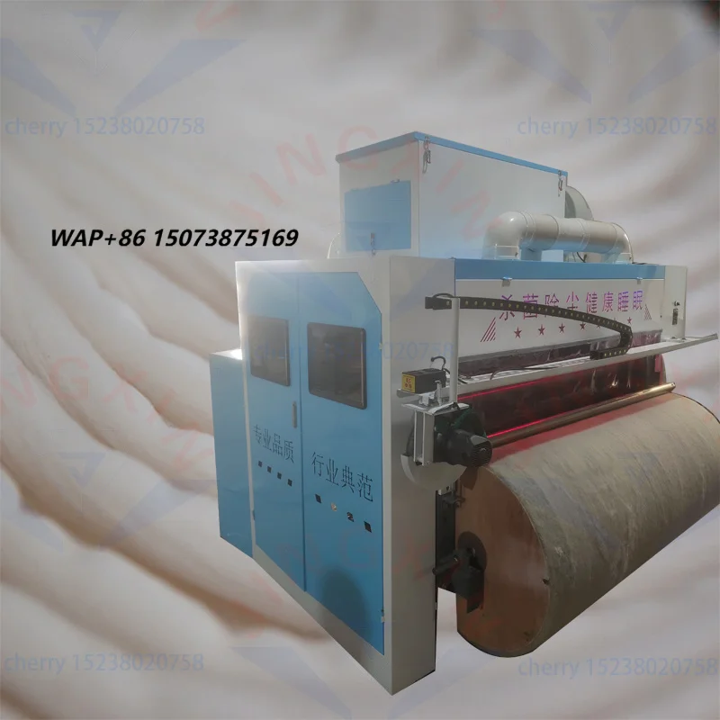 Sheep WoolFiber Carding Processing Machine for Quilt