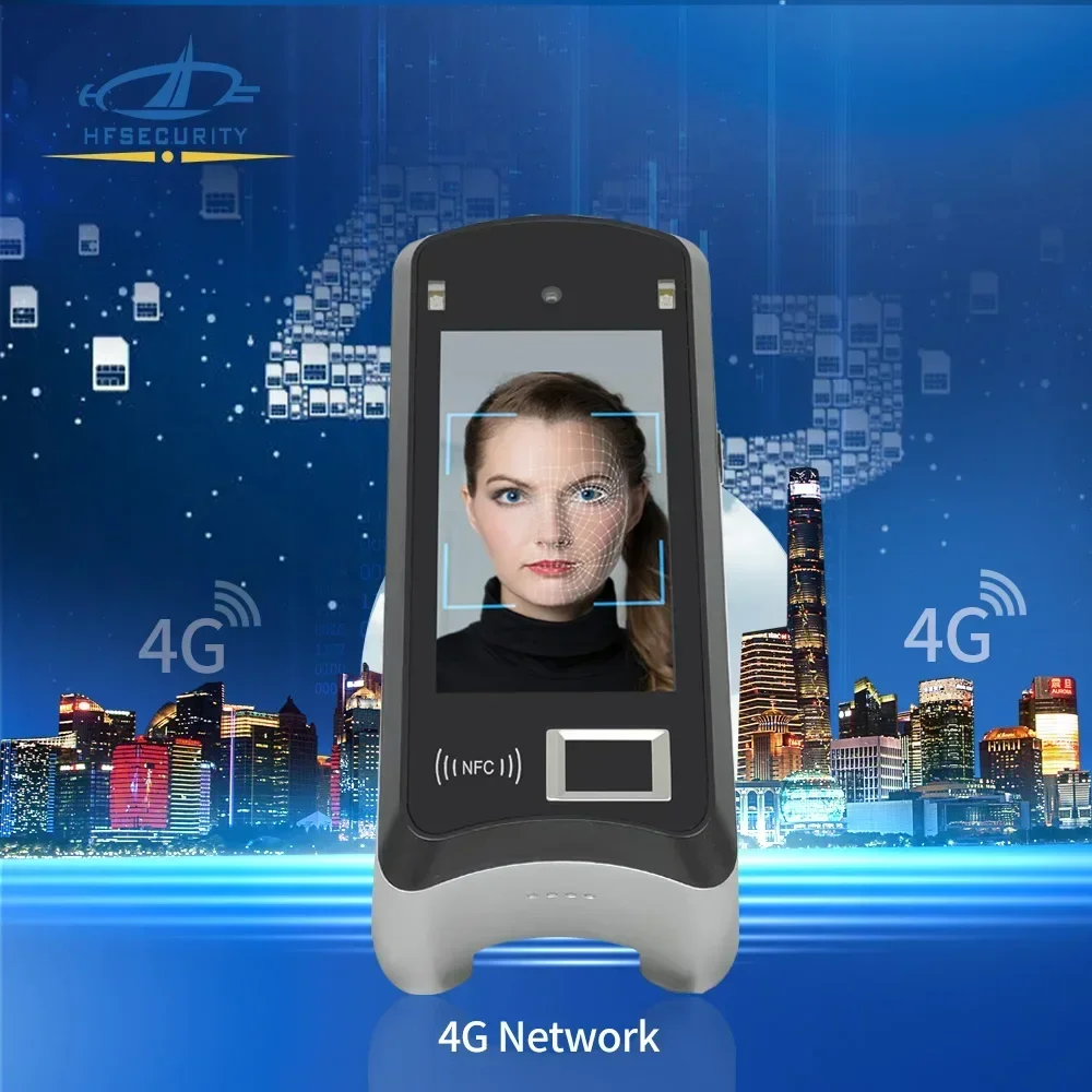 

HFSecurity X05 OEM ODM Visual Intercom Full Opened Biometric Face Recognition Machine with free SDK