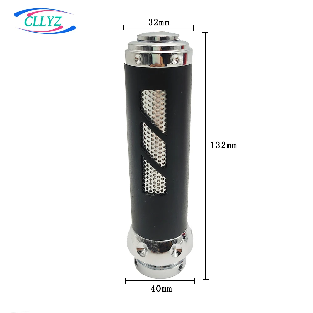 CLLYZ Aluminum Handbrake Cover Universal 4 Colors Optional Brake Handle Protective Cover Car Interior Accessories