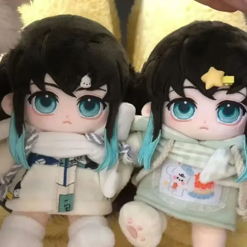 Tokitou muichirou 20cm algodão bonecas anime demon slayer brinquedos de fantoche de pelúcia para fãs kimetsu não yaiba a névoa pilar estatueta presente