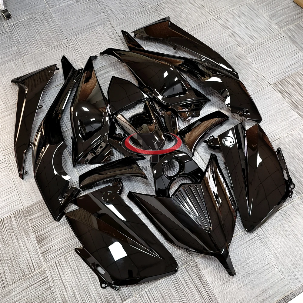 Motorcycle For Yamaha TMAX530 TMAX 530 2015 2016 Full Fairing Kit Bright black Bodywork Cowling ABS Injection Components