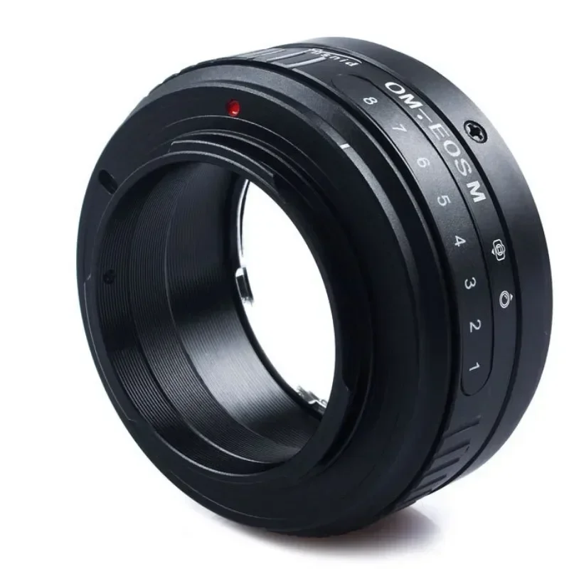 om-eosm tilt adapter ring for olympus om Mount lens to canon EF-M eosm/m1/m2/m3/m5/m6/m10/m50/m100 mirrorless camera view 4