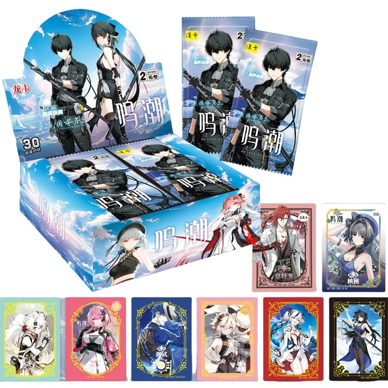 

In Stock Wuthering Waves Card Tide Celebration Collection Animation Online Game Comic Characters Photocard Gift Toy Original Box