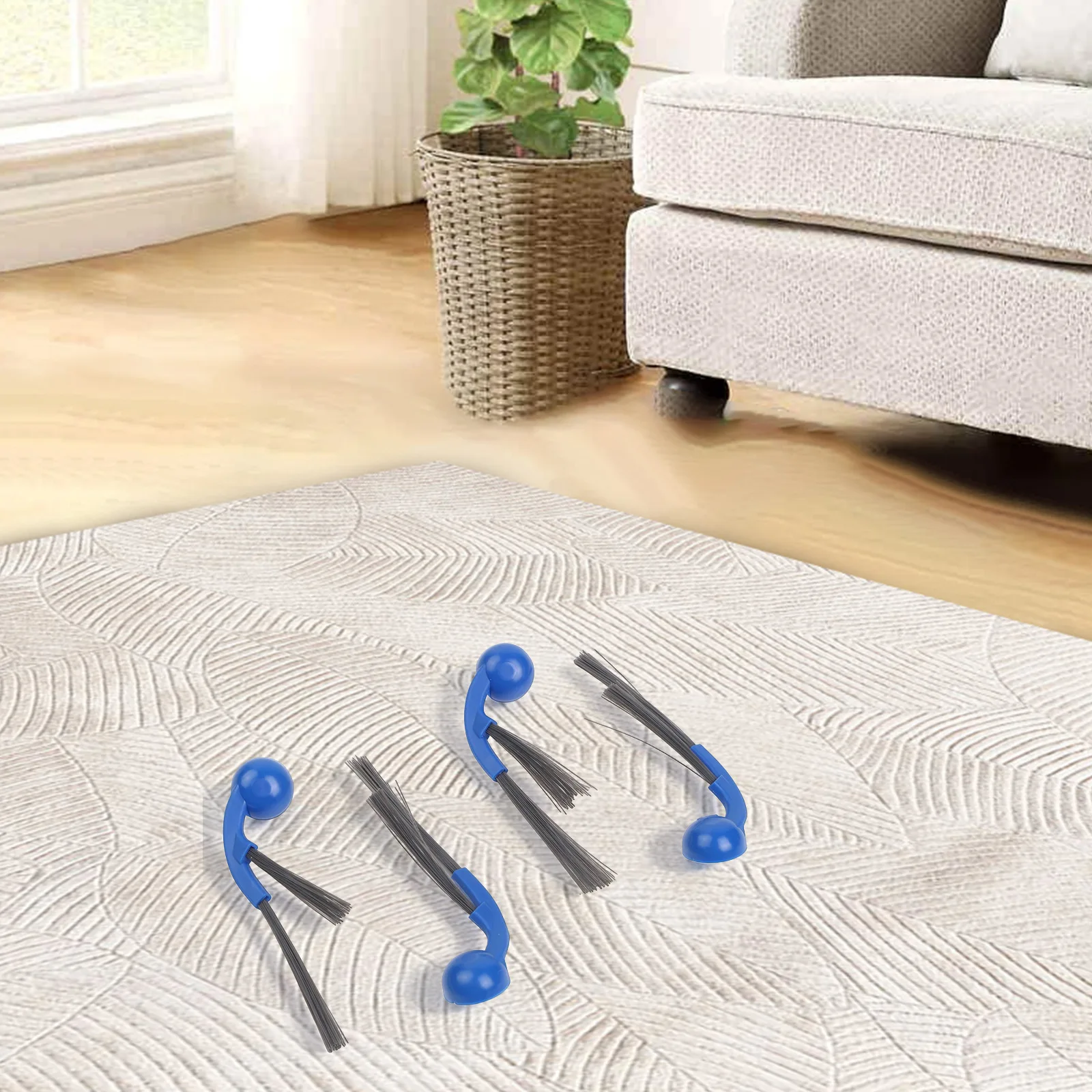 

Набор из 4/10 боковых щеток для Ecovacs, для Deebot T80 и для робота-пылесоса Omni, повышают эффективность уборки.