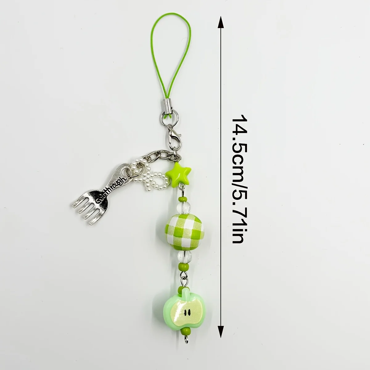 

Blue Bow-shaped Cross Pendant, a Cute and Fresh Little Accessory, Suitable for Phone or Bag Decoration, Beaded Star Pendant