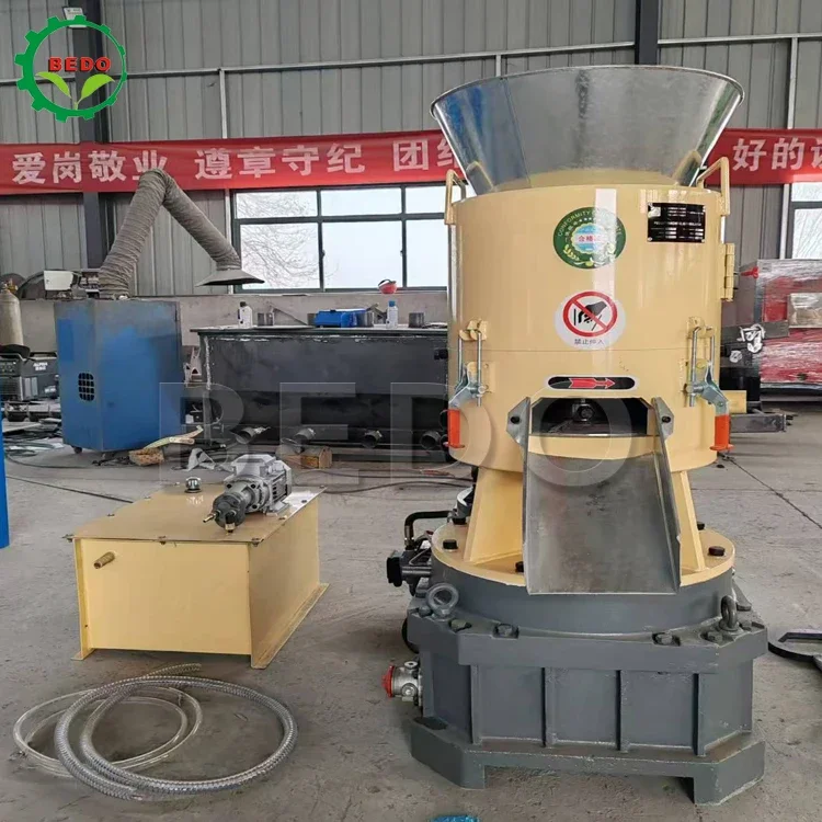 Wood Chip Biomass Straw Mini Pellet Flat Die Small Scale Wood Pellet Mill Feed Processing Machine