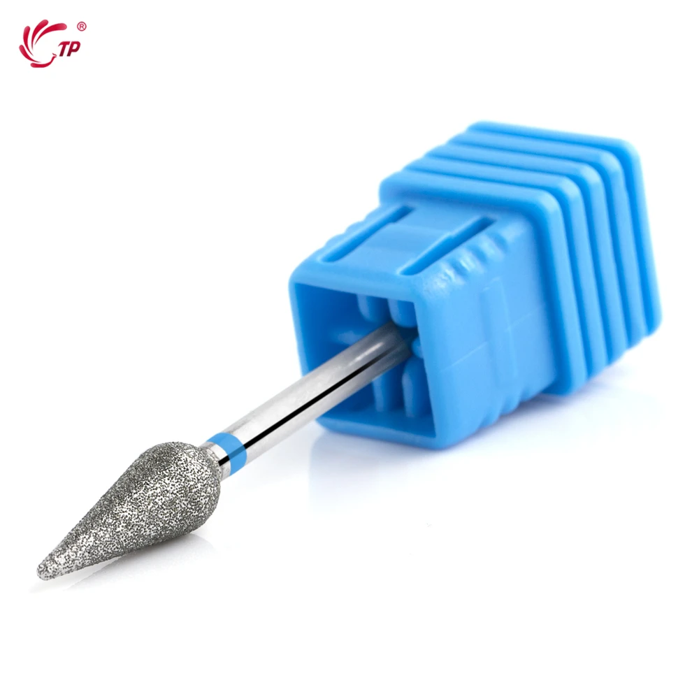 TP 3 teile/satz Flamme Diamant Nagel Bohrer Bits 3/32'' Russische Elektrische Datei Bits Fräser für Maniküre Häutchen entfernen Nagel Werkzeug – Detail 13