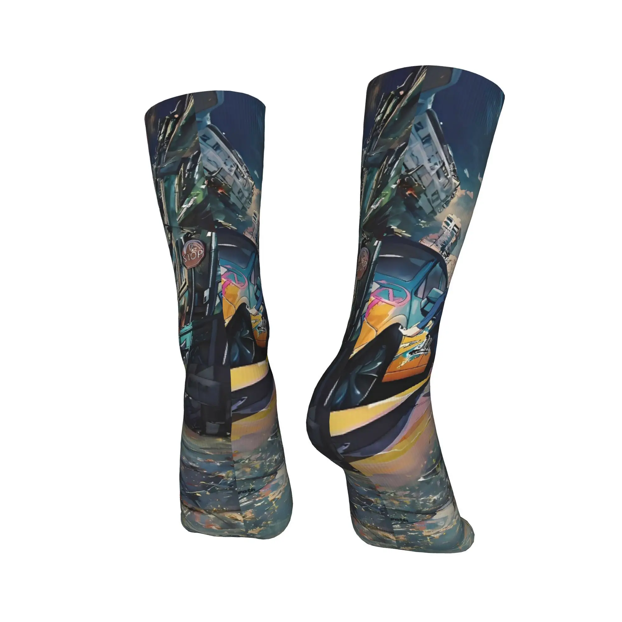 Blue Lock Anime Socks  Fashion Stockings Men Warm Soft Running Socks Autumn Printed Anti-Slip Socks