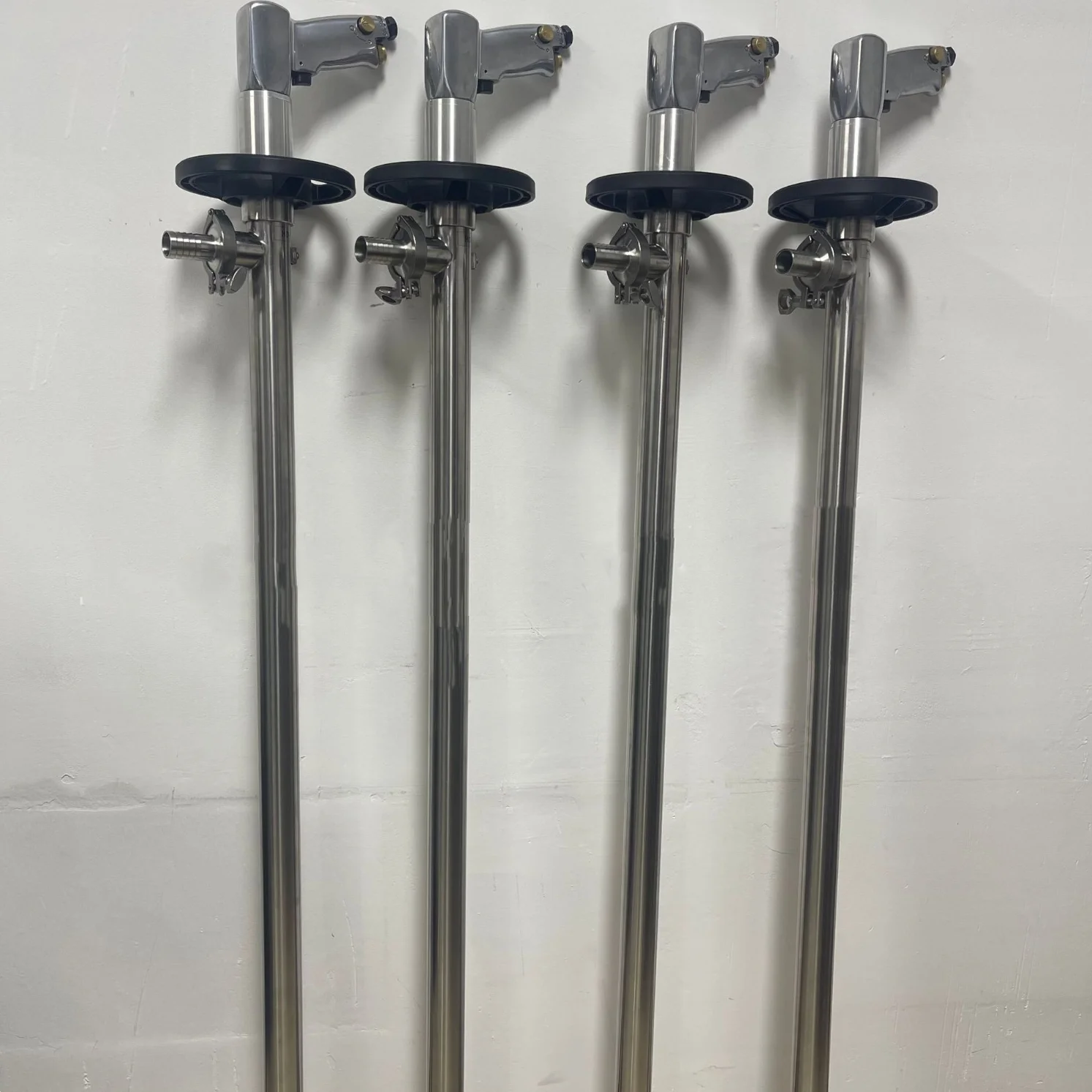 SS Pneumatische Trommelpumpe, luftbetriebene Fasspumpe, Luftmotor-Transferpumpe