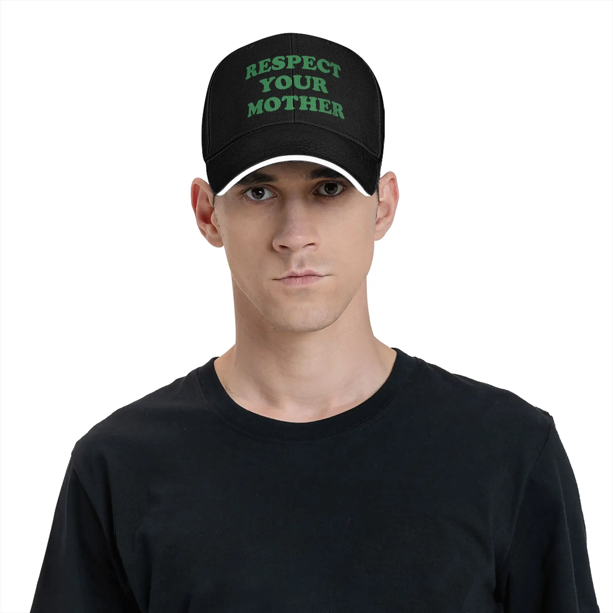 Respect Your Mother Earth Day Sandwich Baseball Caps Retro Awareness Plan Men Women All Seasons Adjustable Headwear Workouts Hat