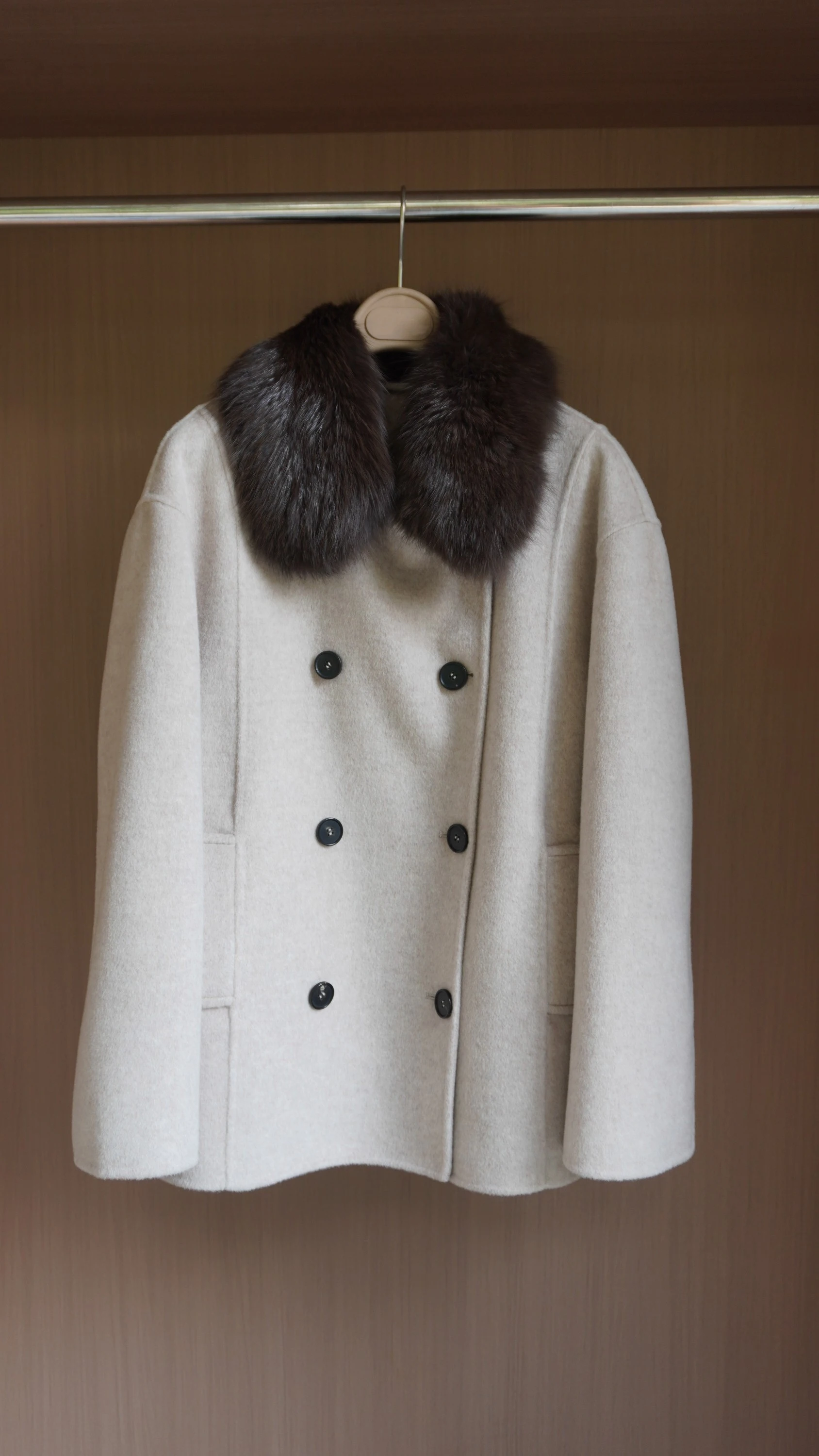 New Autumn/Winter High-Quality Double-Breasted Short Cashmere CoatNO.29