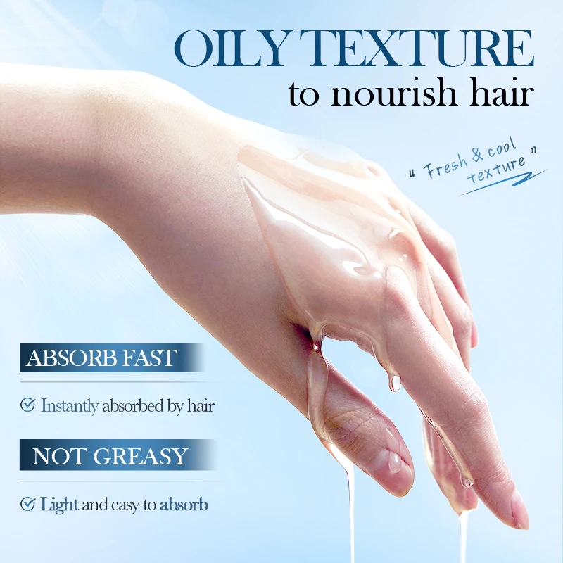 زيت العناية بالشعر بجوز الهند من SADOER، إصلاح جوهر الشعر الجاف التالف، علاجات ترطيب مغذية ناعمة للشعر #6