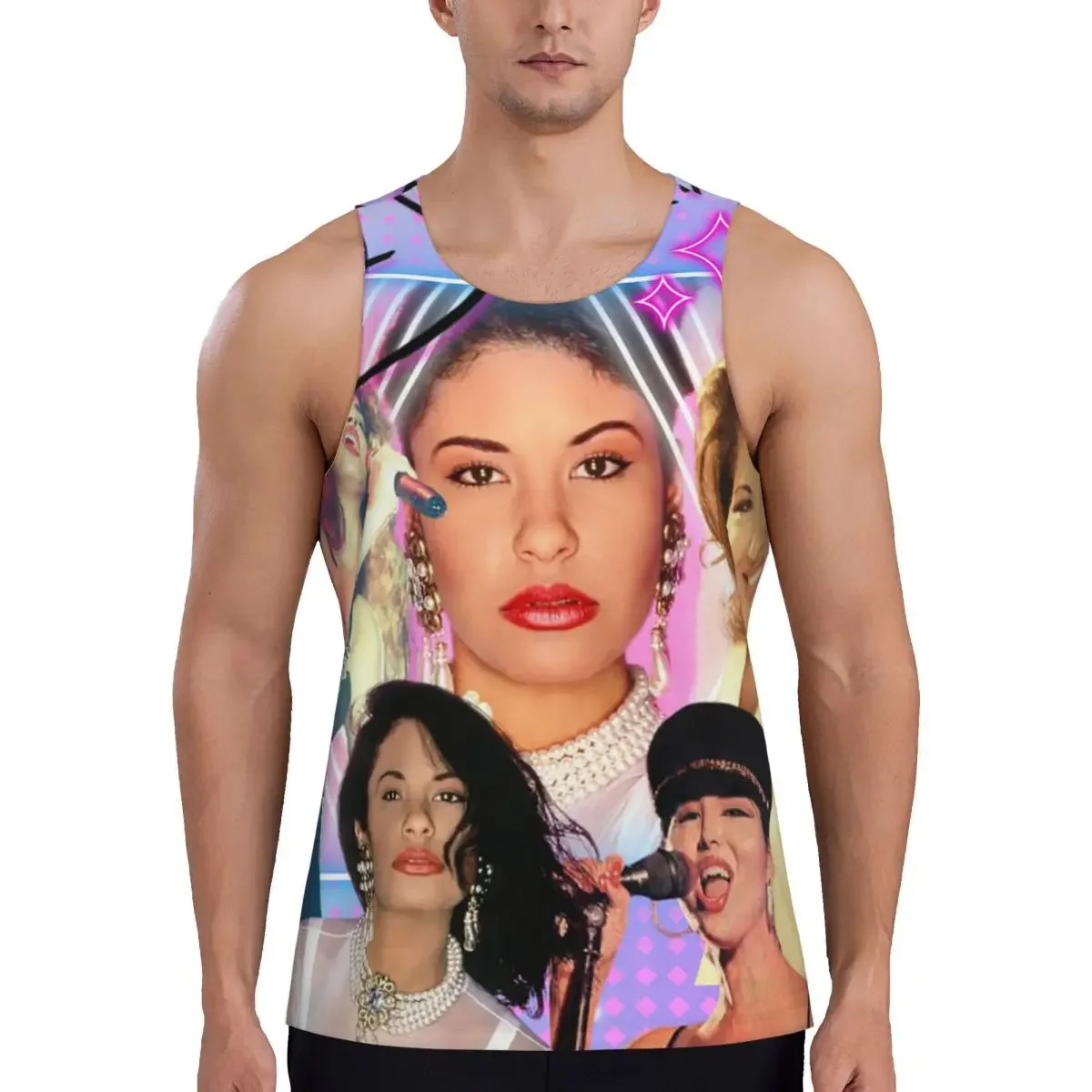 Schnell trocknendes Selena Quintanilla Vintage (1) Gym Tank Muscle ärmelloses Shirt Bodybuilding atmungsaktive Weste