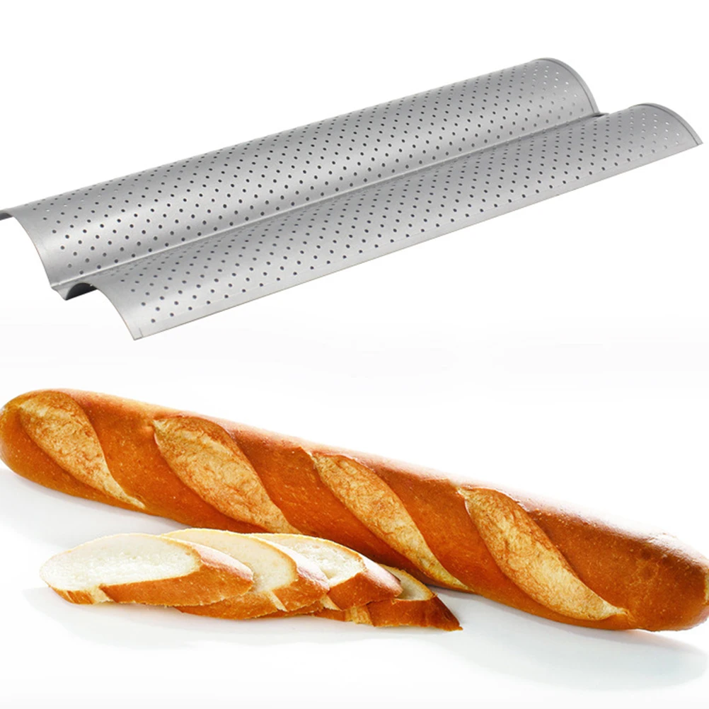 

Premium Baking Tray Bread Mold Wave Stick Home Commercial Use Kitchen Tool French Bread Pan Non Stick