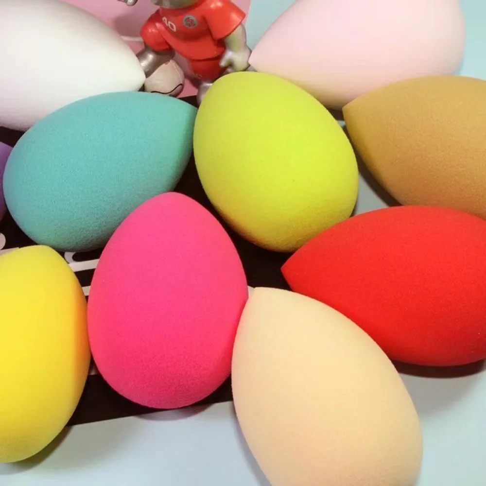 1/4pcs Beauty Egg Makeup Sponge Puff Set Foundation Wet and Dry Tools