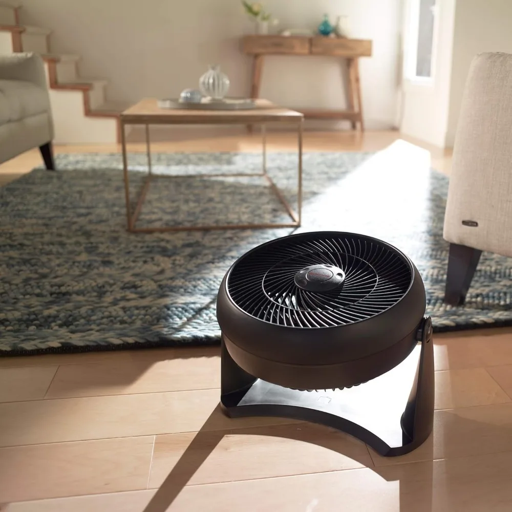 Ventilador interno da circulação do ar, fã pessoal preto médio, silencioso