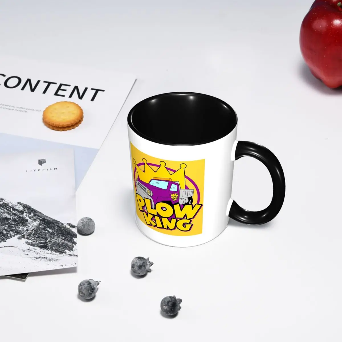 Plow King The Healthy Competition Mug Funny Ceramic Coffee Cups Tea Mugs Milk Cup Drinkware Gift for Woman Man