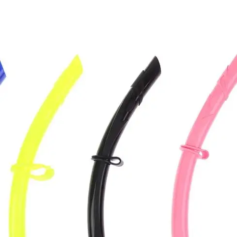 

Silicone Foldable Diving Snorkel Tube With Storage Case Unisex Roll Up Snorkel Swimming Wet Breathing Tube With Hanging Buckle