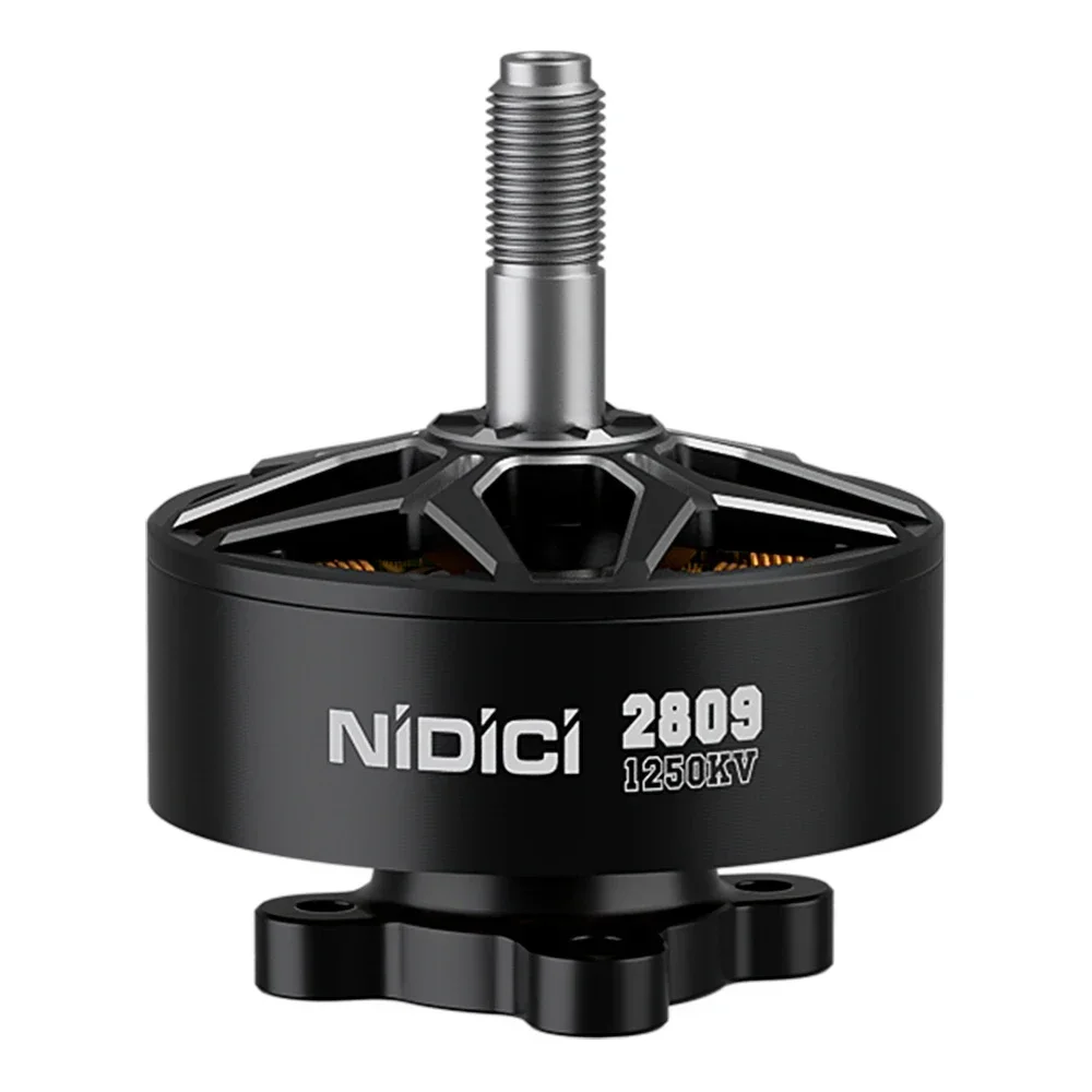 IFlight NIDICI 2809 1250KV Motor sin escobillas eje de 5 mm Compatible con hélice de 7-8 pulgadas para RC FPV Drone