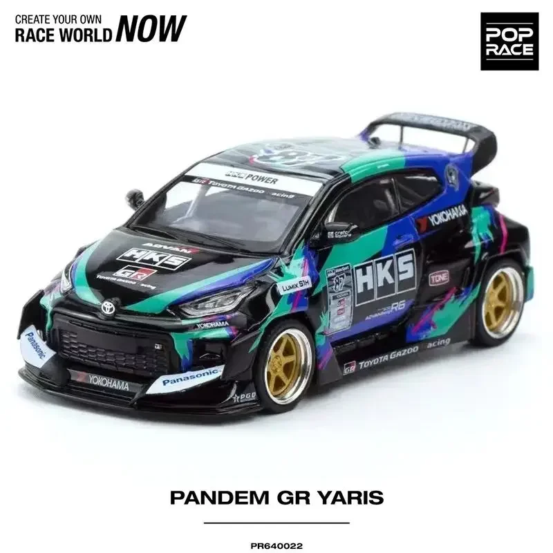 

XCARTOYS POPRACE S1-03 1/64 Toyota Yaris GR Rocket Rabbit adult diecast alloy car float collection, birthday gift for boys.