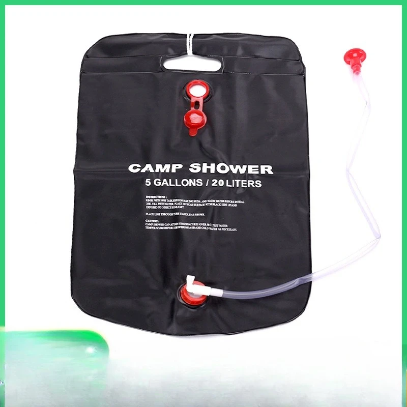 

Портативный душевой набор для кемпинга, простой набор для ванной комнаты, складной мешок для воды, сумка для воды для душа, уличный мешок для воды, материал ПВХ 0,38 мм