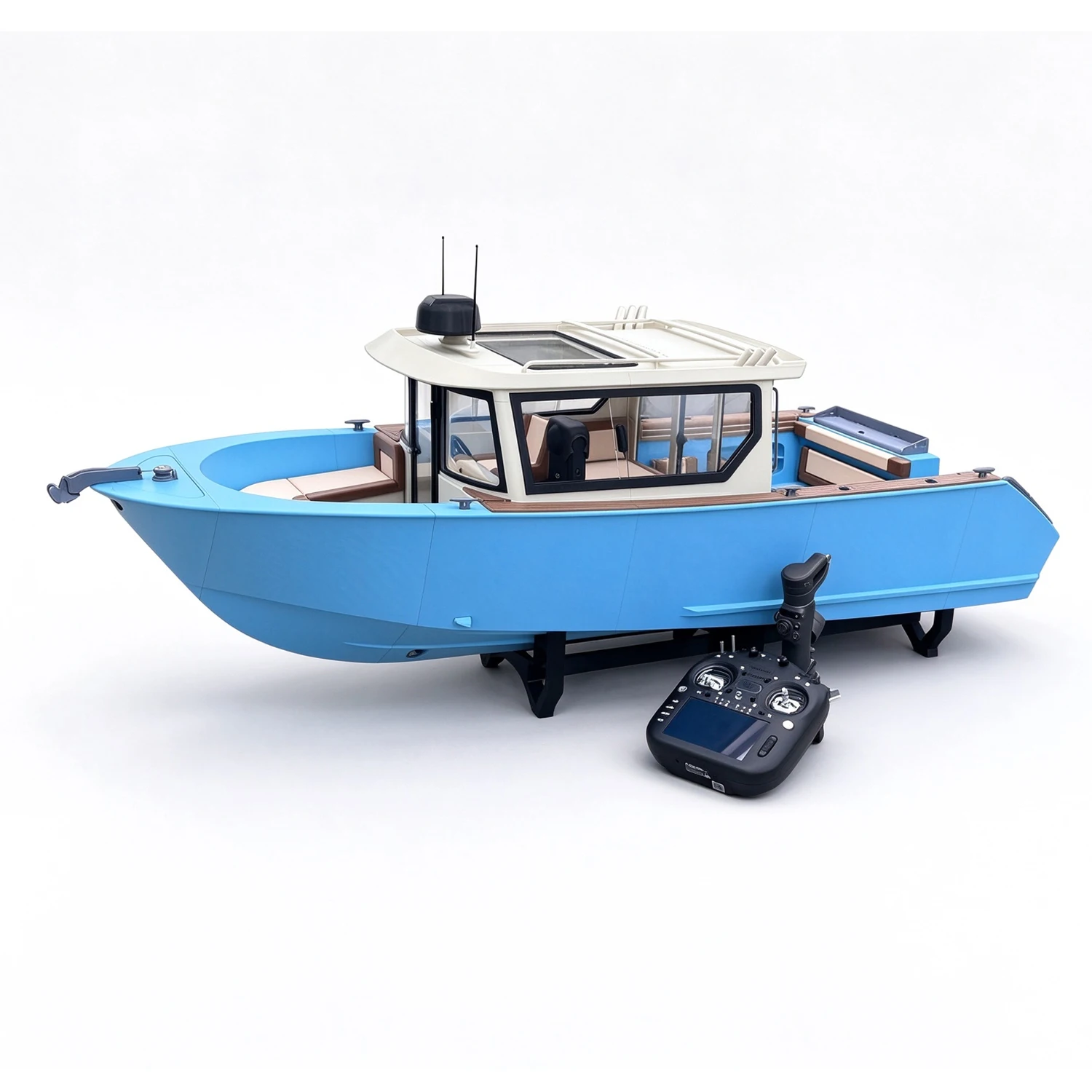 1/6 DEFJet 22 RC Jet Boat 131cm Large Water Jet Model 3D Printed Ship Model Parts Kit / Fully Finished RTR Version