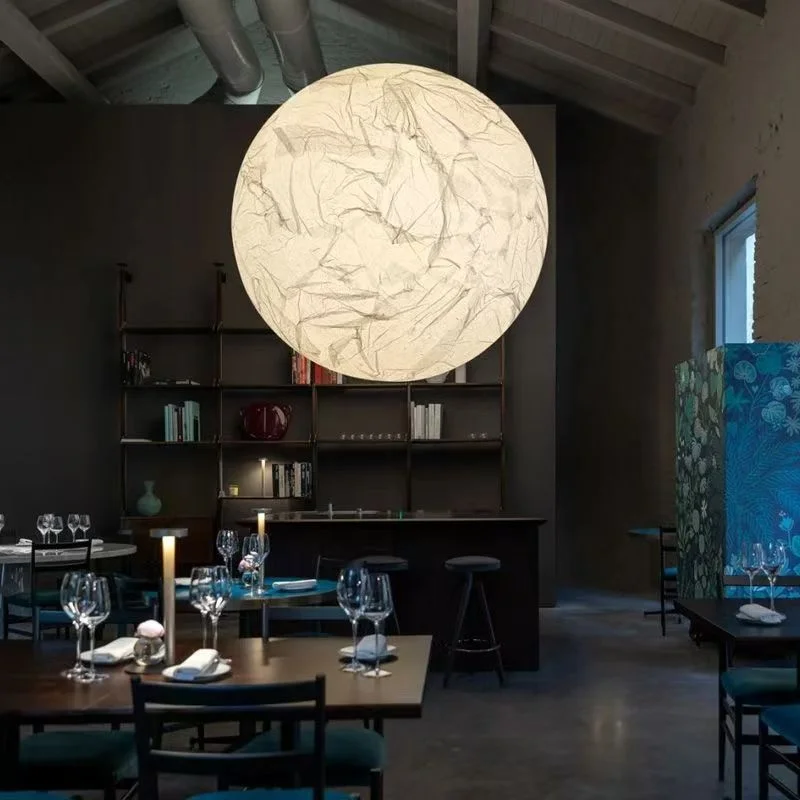 Popular Moonlight Chandelier For Duplex Villas Stairwell Designer Living Room Bedroom Dining Room