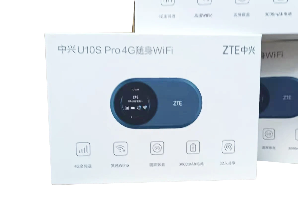 جديد U10S Pro 4G راوتر لاسلكي 4G LTE موبايل واي فاي نوع-C شاشة WiFi6 300Mbps 3000mAh بطارية سيم بطاقة مودم