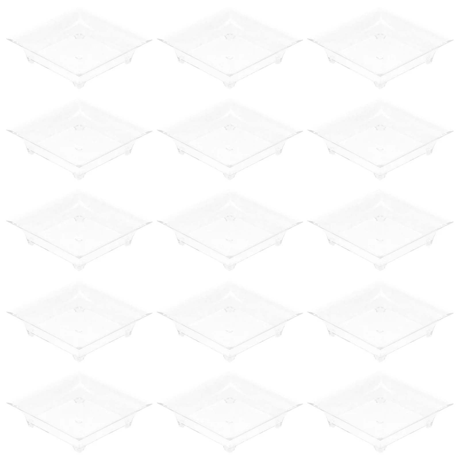 

25pcs Disposable Dessert Bowl Party Plastic Cake Tray For Ice Cream Cupcakes Smoothie Appetizer Container Serving Dish