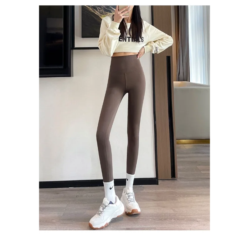

Autumn Shark Pants Women's New High Waist Tummy Lifting Hip Tight Yoga Bottoming Barbie
