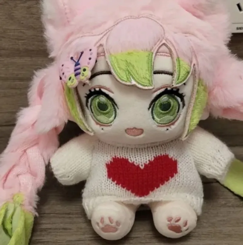 

20cm Stuffed Anime Kimetsu No Yaiba Demon Slayer Mitsuri Kanroji Figure Plush Dress Up Cotton Doll Cosplay Toys for Kids Gifts