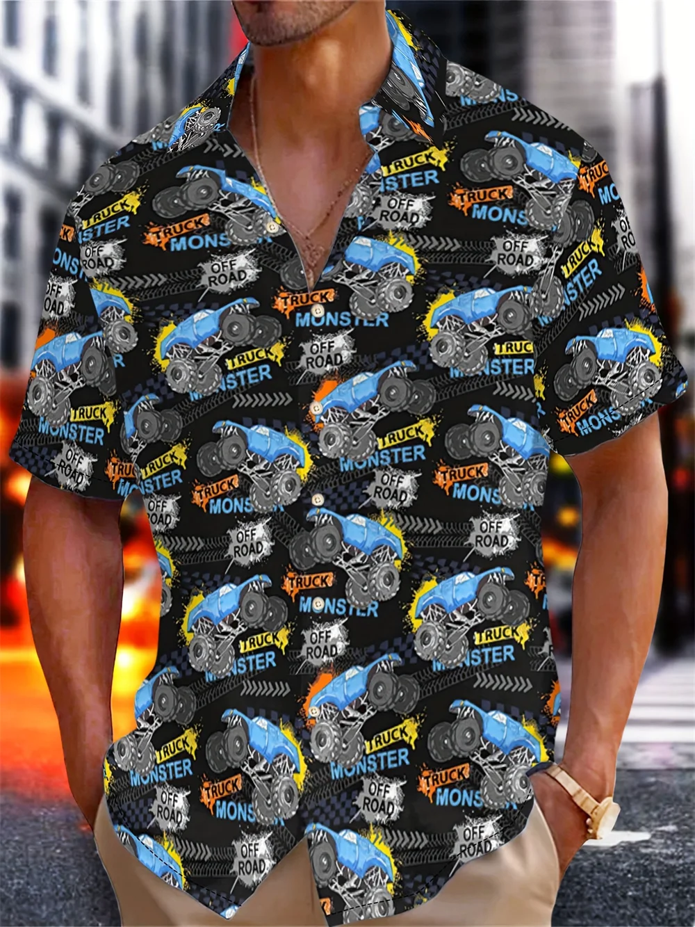 2025 Planet Universe Space Science Fiction 3d Printing Casual Street Men's Shirt Hawaiian Shirt Men Short Sleeved Shirt For Men