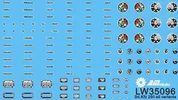 1/35 Scale Vehicle Dials & Placards Sd.Kfz. 250 All Variants (PE+Decal) LW35096 Modeling Upgrade Kits