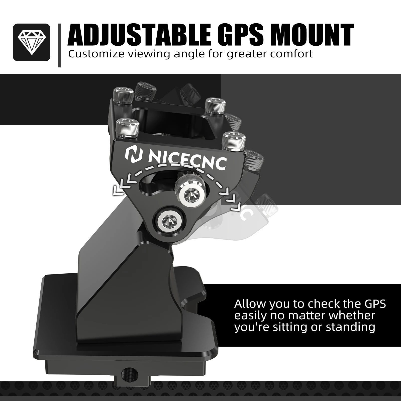 Navigation Bracket Phone GPS Mount Holder Adjustable For KTM 790 Adv 890 Adventure S R Rally 2019-2022 390 Adventure 2019-2023