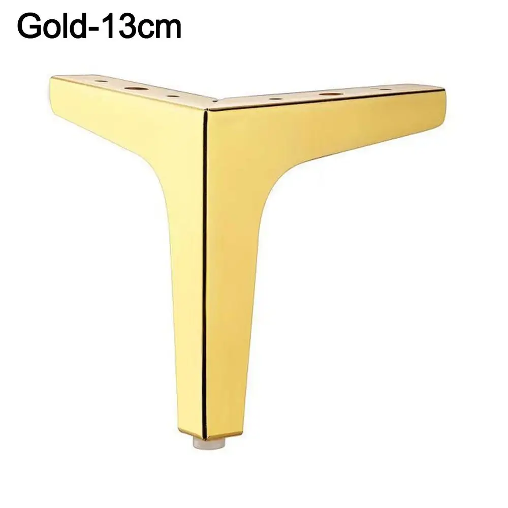Metal Furniture Legs Replacement Wear-resistant Cabinet Legs Triangle Anti Scratch Nightstand Storage Box Leg