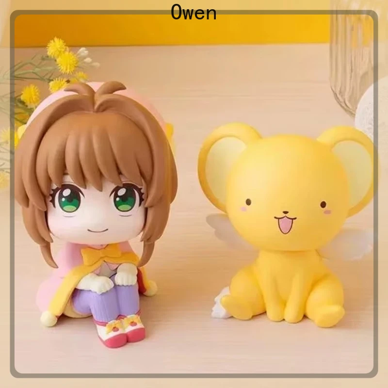 

10 см аниме милая мини-фигурка Cerberus Cardcaptor Sakura, фигурки героев, коллекция ПВХ, модель игрушки, кукла на день рождения, волшебные девушки