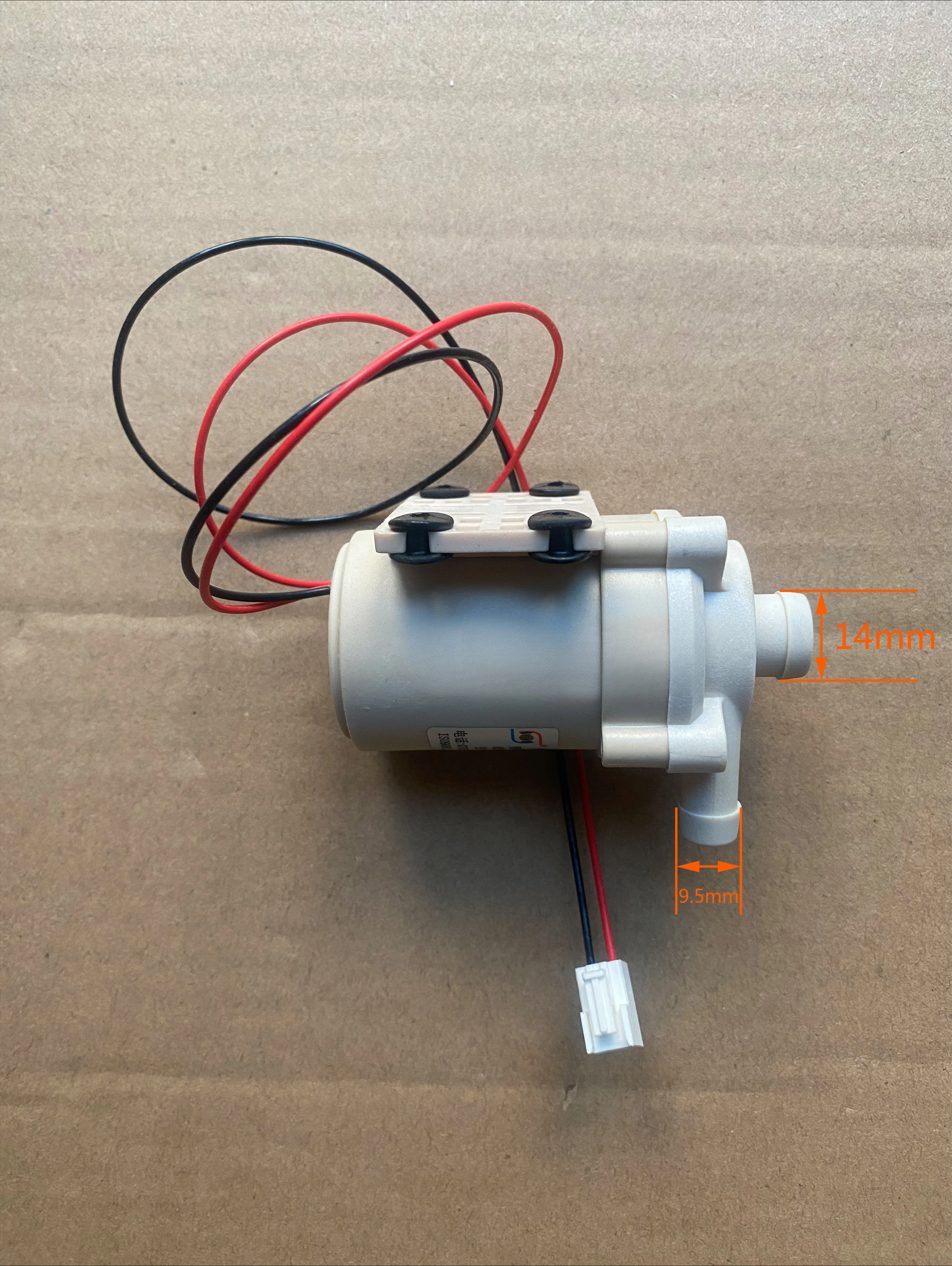 Dispensador de água potável sob mesa bomba original WDB-38A DC-12V fio de chumbo 400