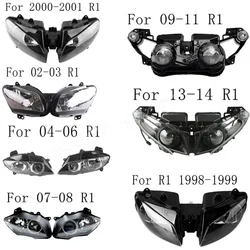 Motorcycle Front Headlamp Headlight Assembly For Yamaha R1 1998-2003 2004 2005 2006 2007 2008 2009 2010 2011 2012 2013 2014
