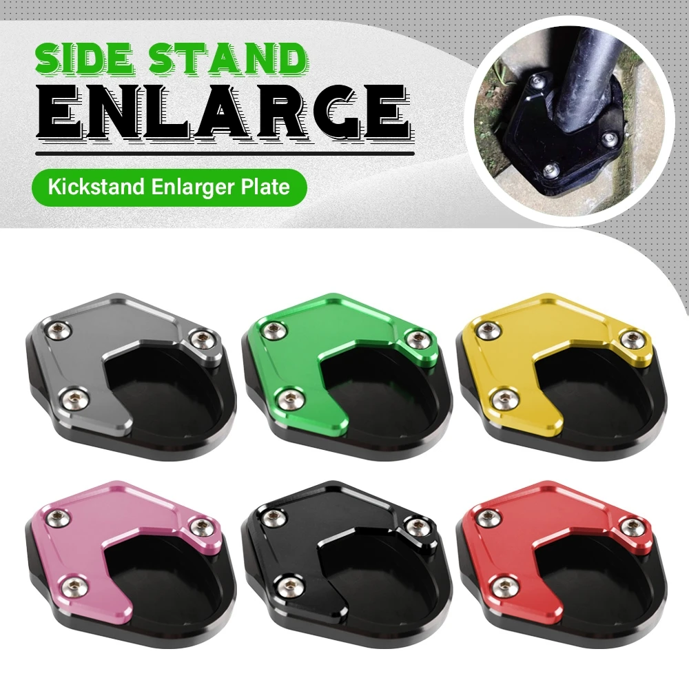 

FOR Kawasaki KLX125 KLX150BF KLX230 KLX250 KLX230SM KLX230R KLX230 S Accessories Side Stand Enlarger Kickstand Enlarge Plate Pad