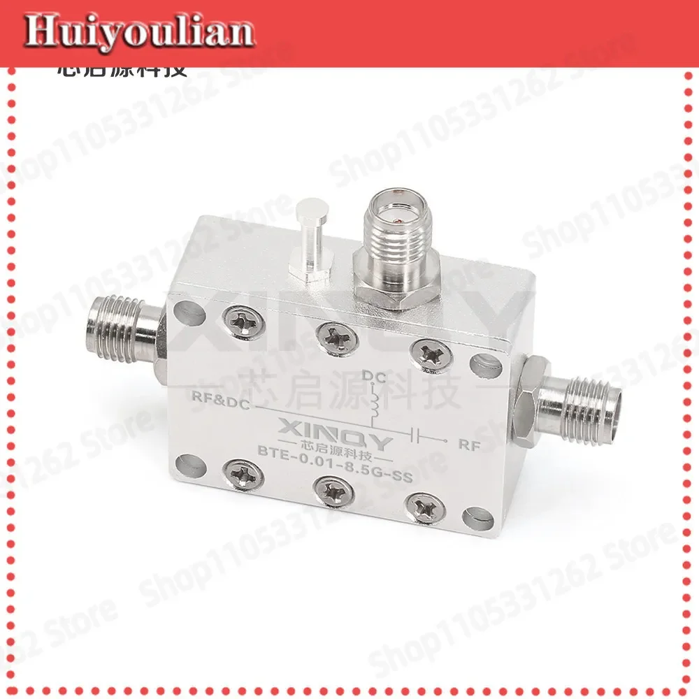 Bias Tee RF DC Bias Injector 10MHz to 8.5GHz SMA for Active Antenna GNSS Amplifier 3.3V 5V 12V 28V Power Feed
