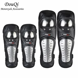 4Pcs Motorcycle Knee Pads Elbow Pads Rodilleras Breathable Racing Off-Road Skating Guards Outdoor Sports Protection Joelheira