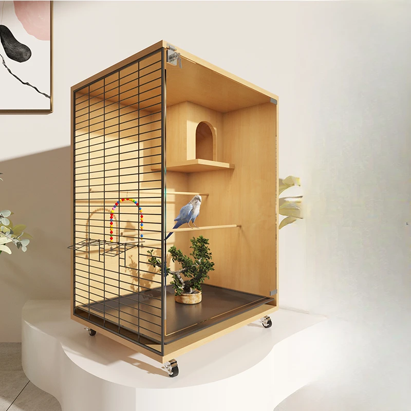 

Speciality Luxury Villa Bird Cage Aviary Home Habitat Pigeon Bird Cage Carrier Budgie Oiseaux Accessoires Pet Products RR50BC